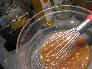 sesame maple dressing